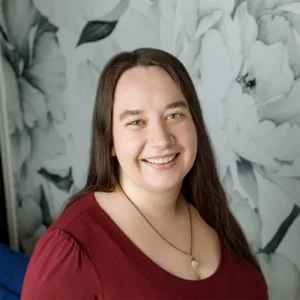 Therapist Emily Burcham